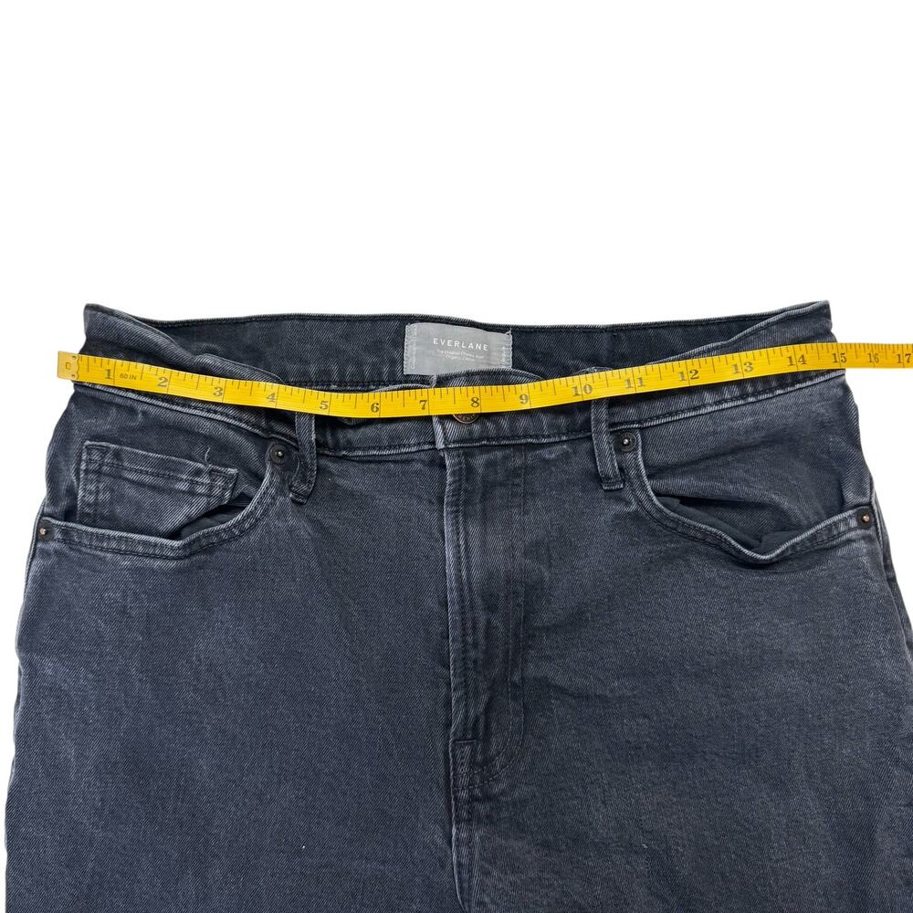 EVERLANE The Original Cheeky Jean in Washed Black Size 30 Regular Organic Cotton - Picture 6 of 9